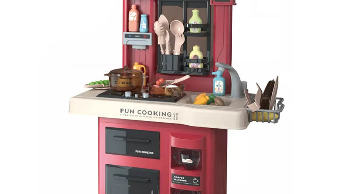 Timeless Tools Játékkonyha, több típusban-piros