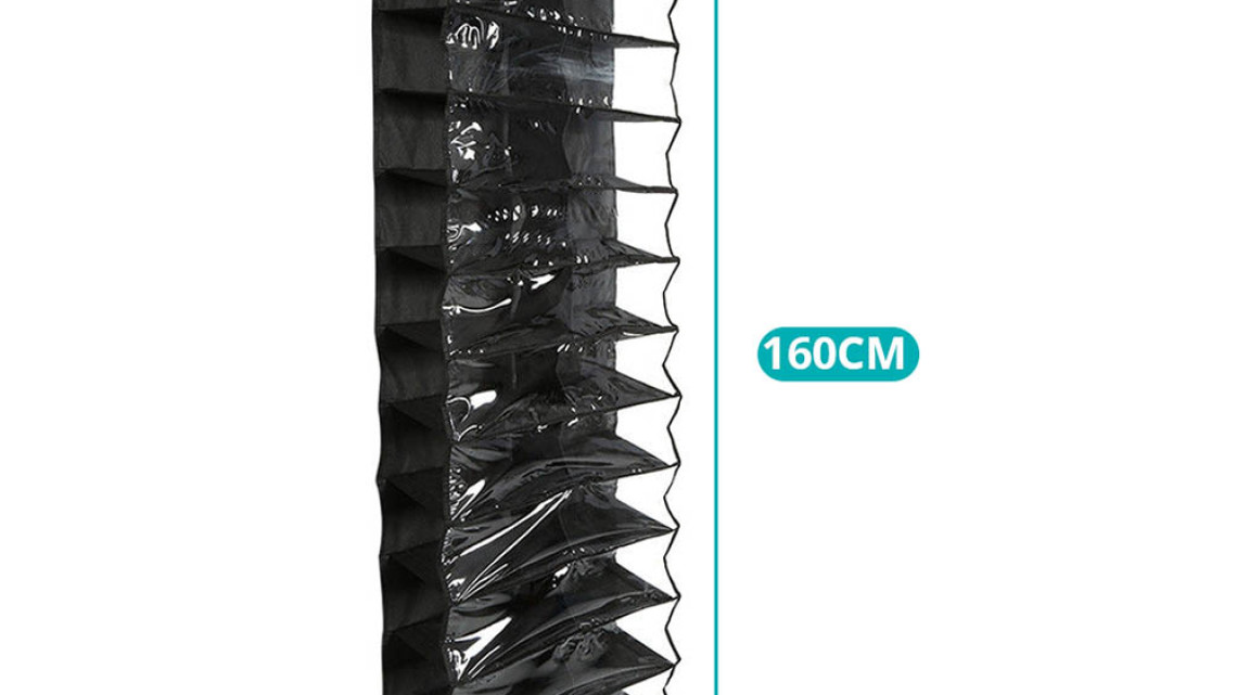 Timeless Tools Ajtóra szerelhető cipőtároló-fekete