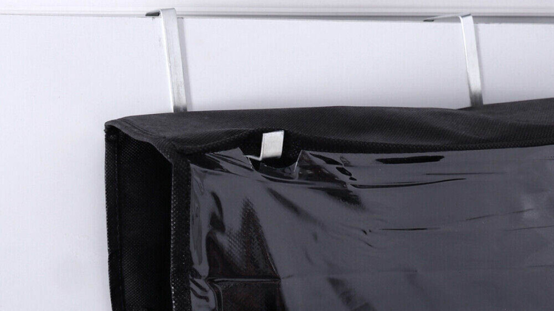 Timeless Tools Ajtóra szerelhető cipőtároló-fekete