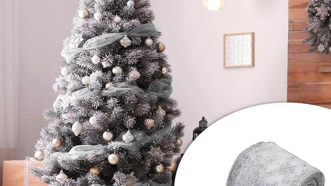 Timeless Tools 250 LED-es karácsonyi szalag, ezüst, 25 m