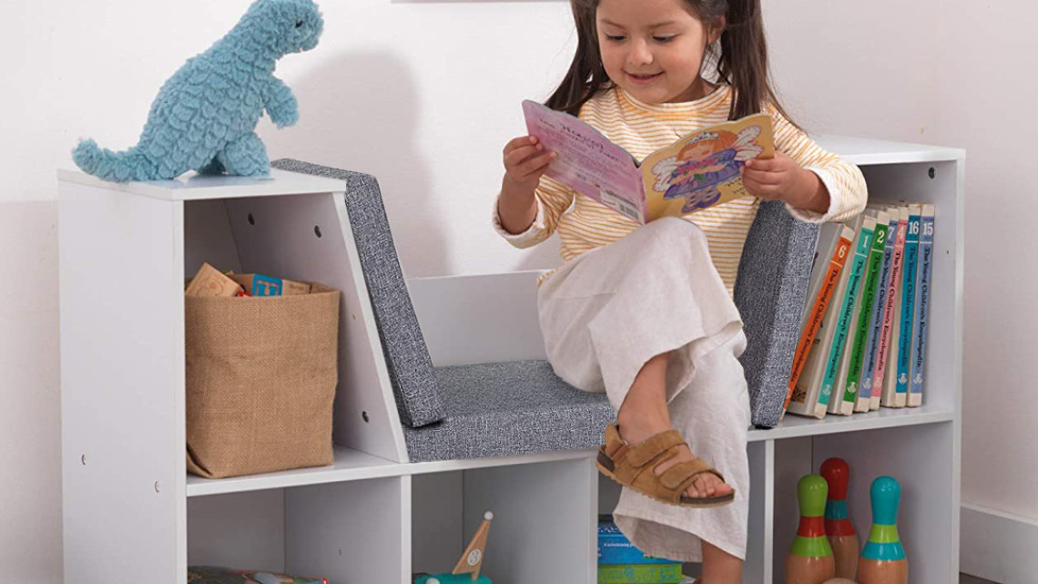 Timeless Tools Tárolópolc ülőhellyel, párnával