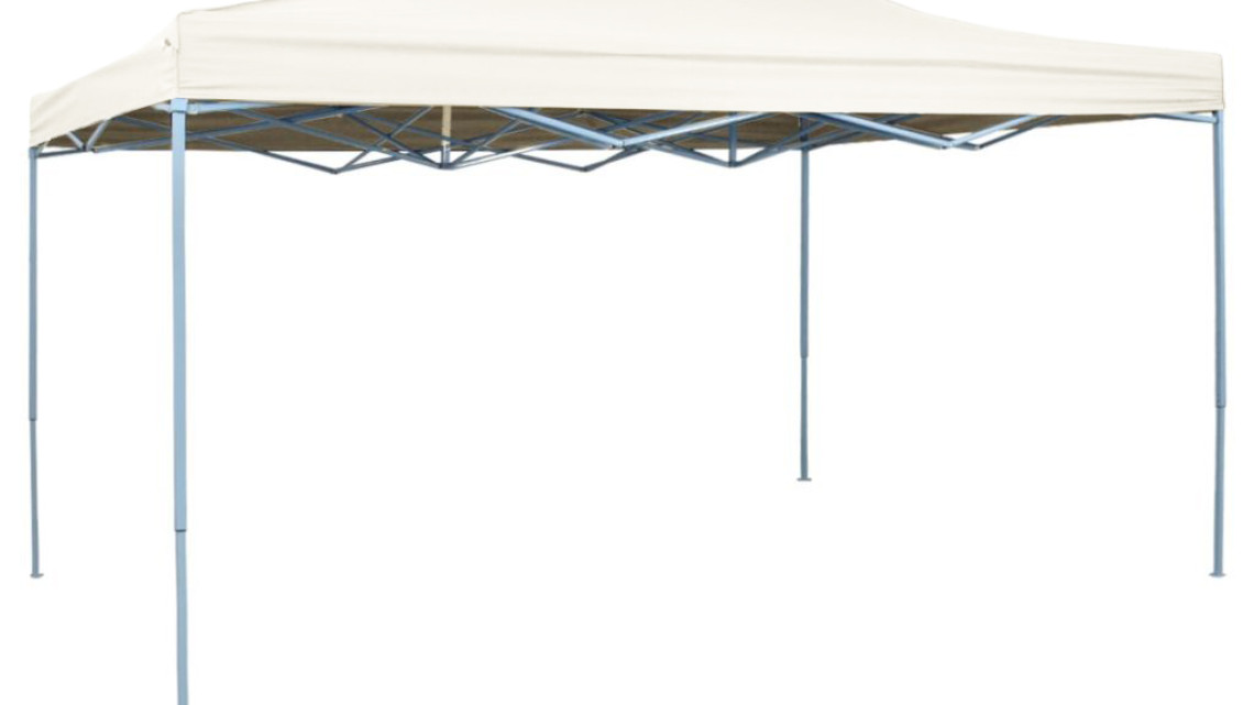 Timeless Tools Összecsukható kerti pavilon több típusban-2,9x4,25 méteres-fehér-pavilon+hordtáska