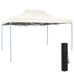 Timeless Tools Összecsukható kerti pavilon több típusban-2,9x4,25 méteres-fehér-pavilon+hordtáska