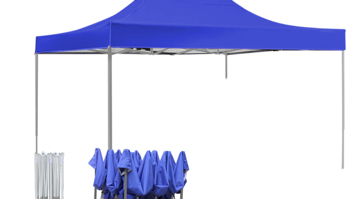 Timeless Tools Összecsukható kerti pavilon több típusban-2,9x4,25 méteres-kék-pavilon