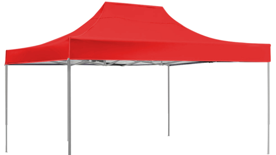 Timeless Tools Összecsukható kerti pavilon több típusban-2,9x4,25 méteres-piros-pavilon