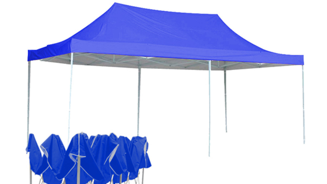 Timeless Tools Összecsukható kerti pavilon több típusban-2,9x5,7 méteres-kék-pavilon