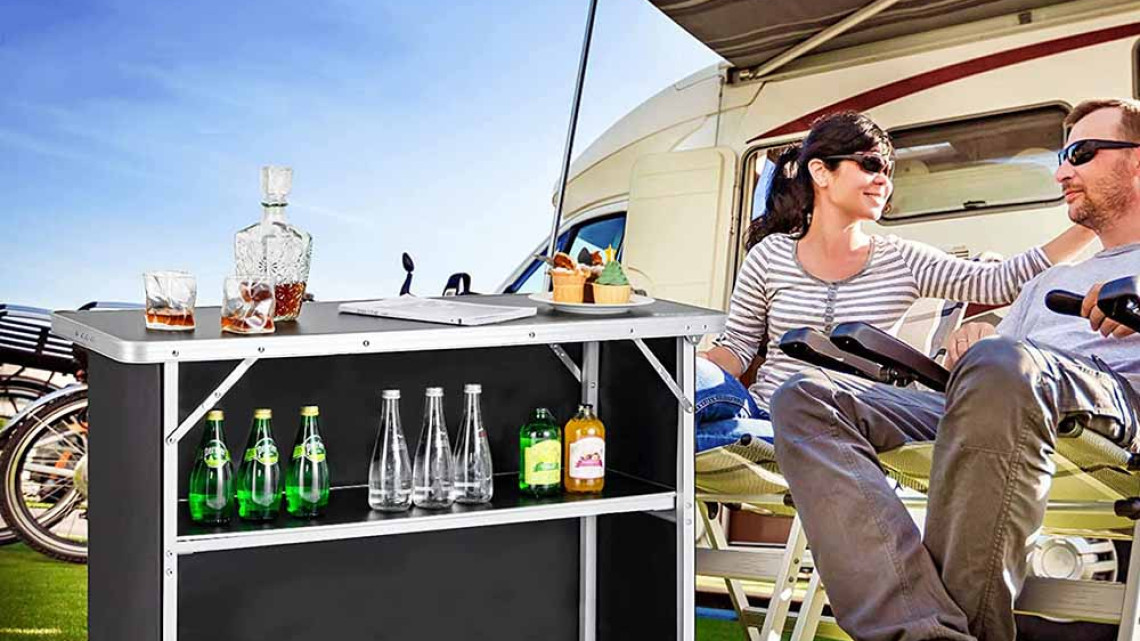 Timeless Tools Összecsukható hordozható bárpult