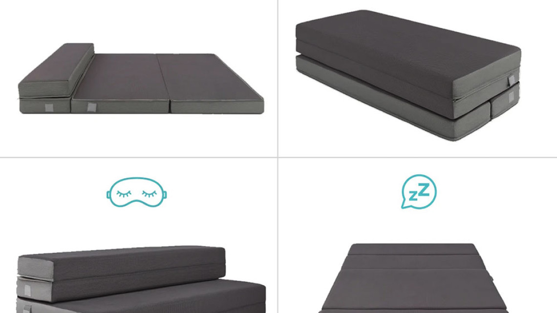 Timeless Tools Hordozható, összehajtható matrac táskában, 100*190*10 cm