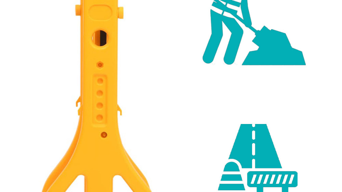 Timeless Tools Összecsukható közlekedési akadály