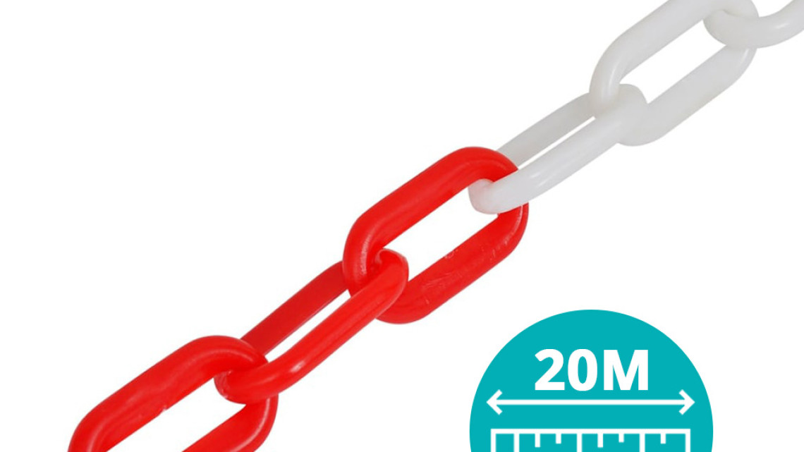 Timeless Tools Közlekedési oszlop lánccal 4 db