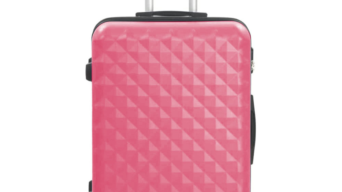 Timeless Tools Utazóbőrönd szett kozmetikai táskával, több színben-mályva