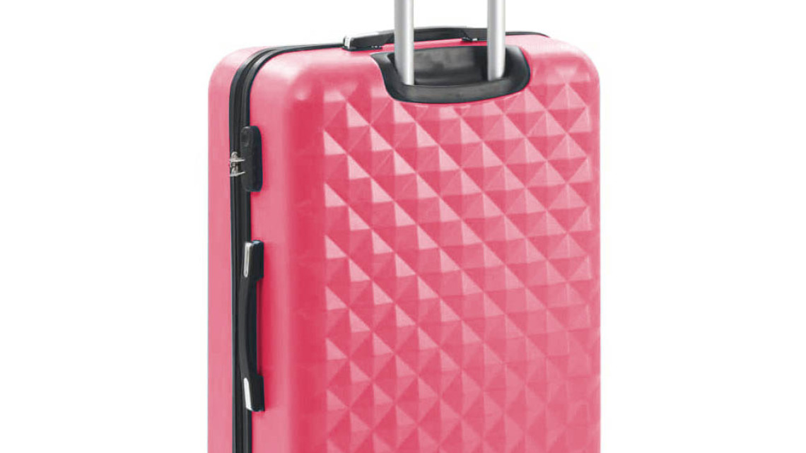 Timeless Tools Utazóbőrönd szett kozmetikai táskával, több színben-mályva