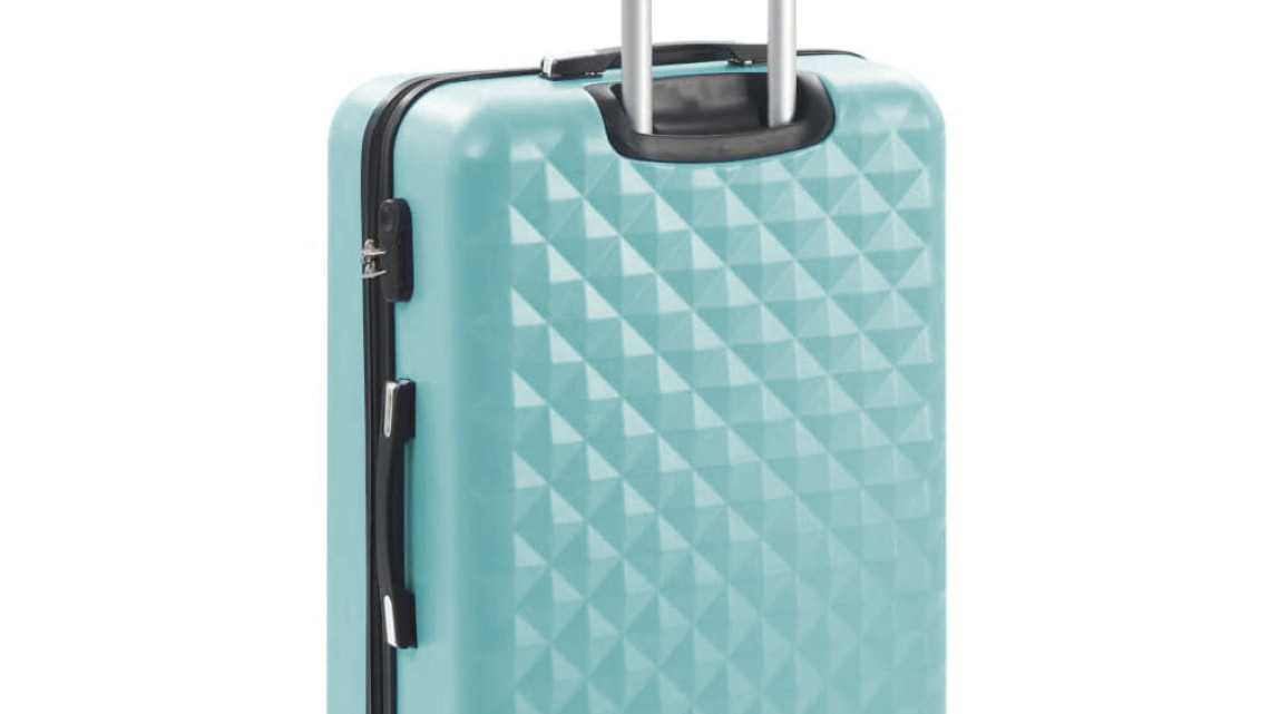 Timeless Tools Utazóbőrönd szett kozmetikai táskával, több színben-mentazöld