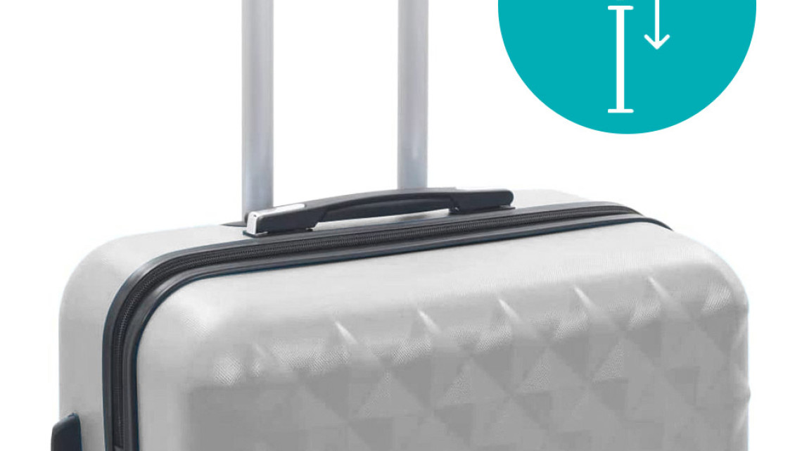 Timeless Tools Utazóbőrönd szett kozmetikai táskával, több színben-szürke