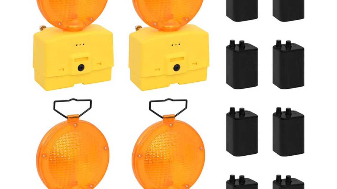 Timeless Tools Figyelmeztető közúti világítás 4 db