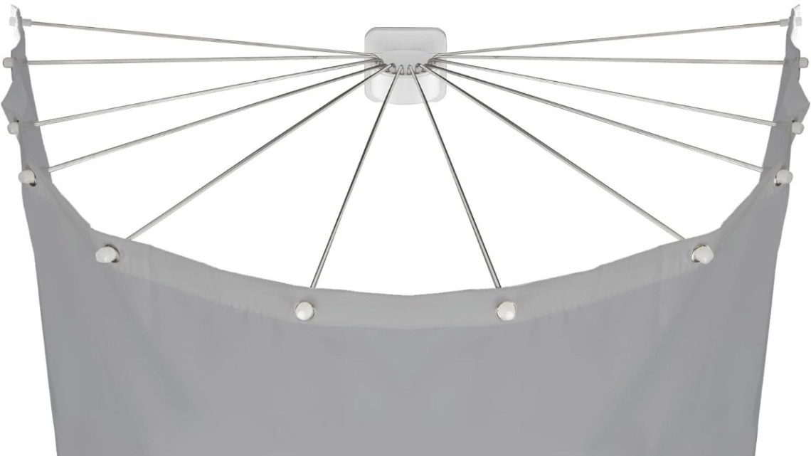 Timeless Tools Ernyő alakú zuhanyfüggönytartó