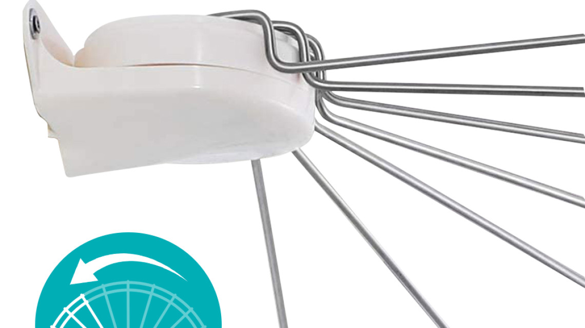 Timeless Tools Ernyő alakú zuhanyfüggönytartó