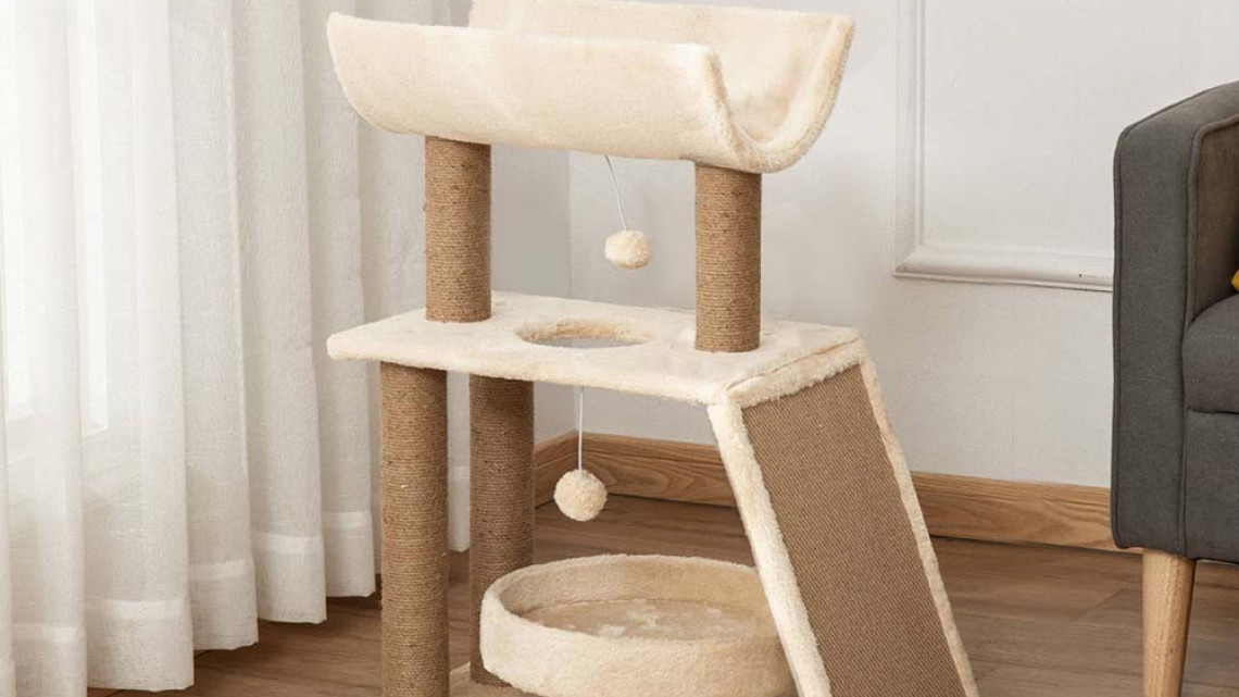 Timeless Tools Macska mászóka, bézs