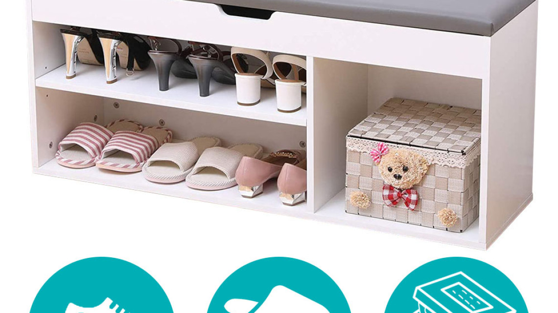 Timeless Tools Cipőtároló pad párnázott üléssel