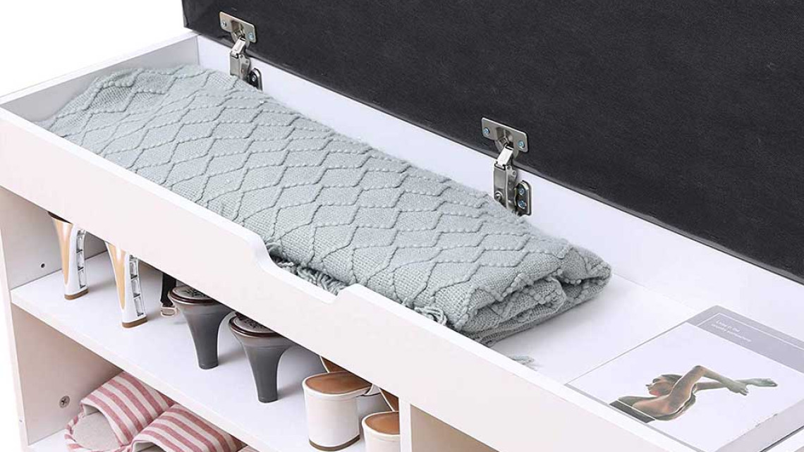 Timeless Tools Cipőtároló pad párnázott üléssel