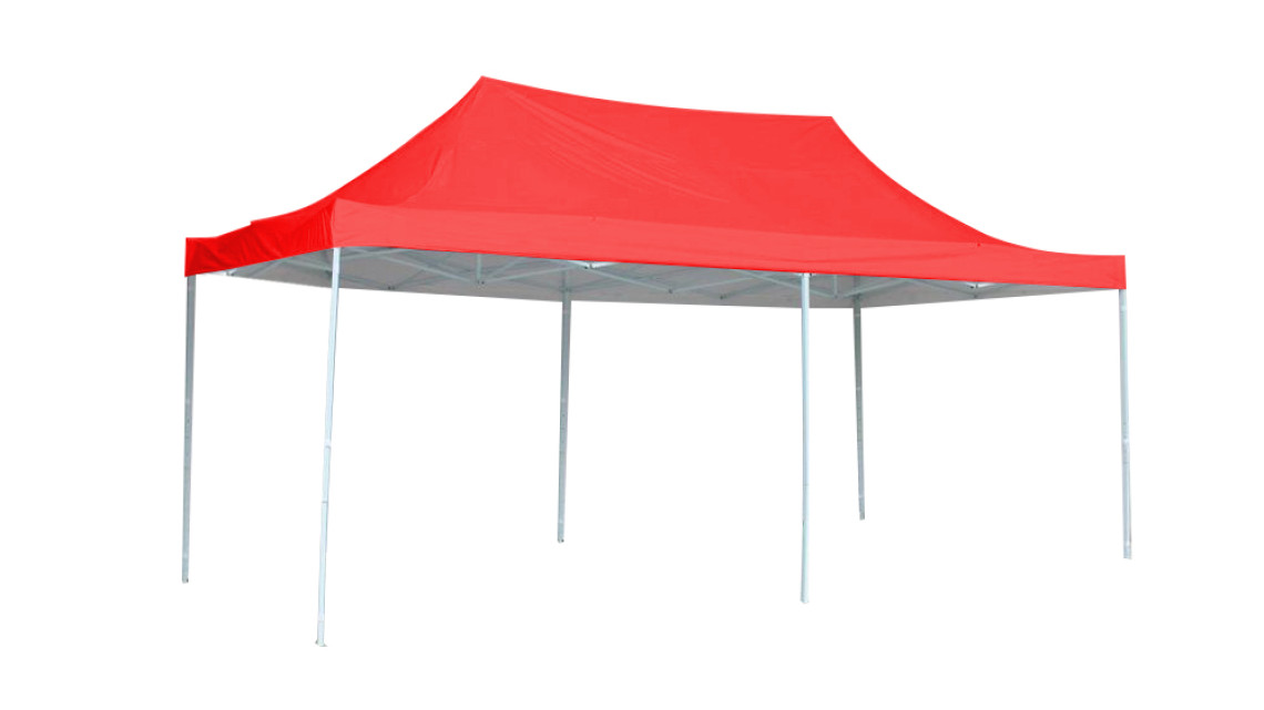 Timeless Tools Összecsukható kerti pavilon több típusban-2,9x5,7 méteres-piros-pavilon+hordtáska