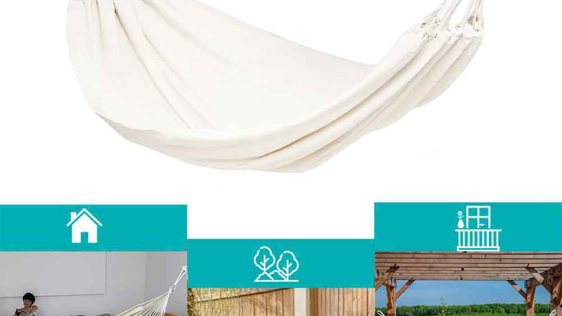 Timeless Tools Kétszemélyes függőágy-natúr