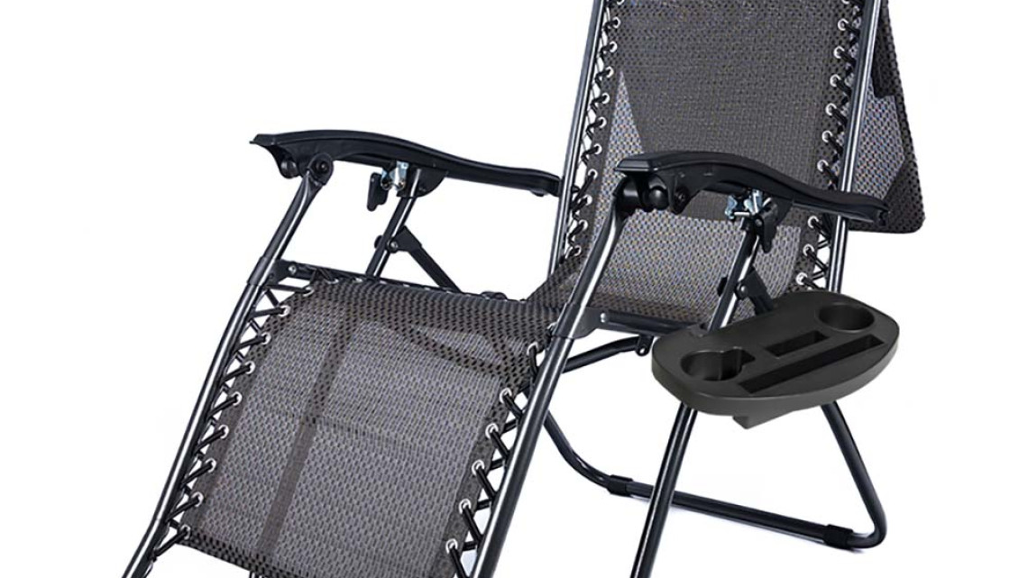 Timeless Tools Zéró gravitáció szék napellenzővel és pohártartóval 2 db, több színben-fekete