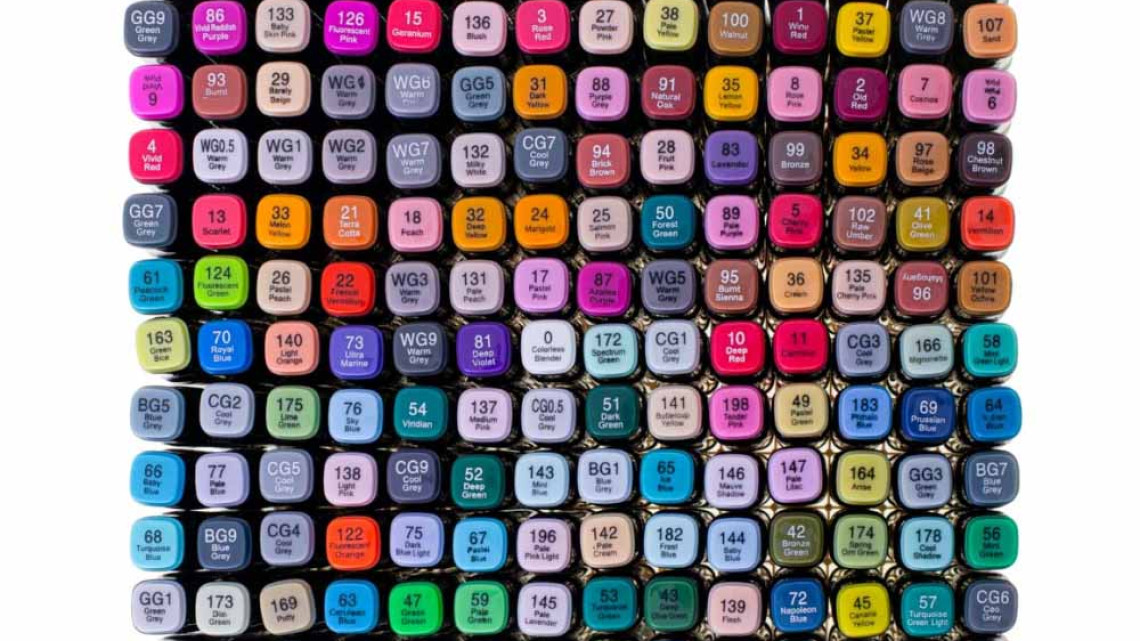 Timeless Tools 168 db-os kétvégű marker készlet ajándék kézitáskában