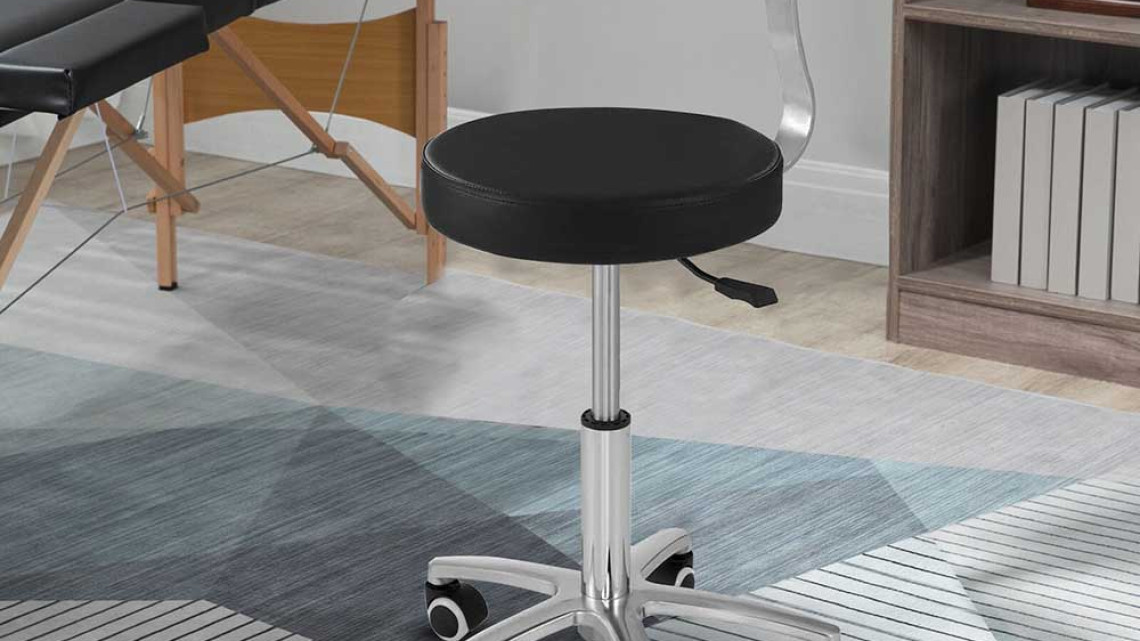 Timeless Tools Háttámlás kozmetikai szék, több színben-fekete