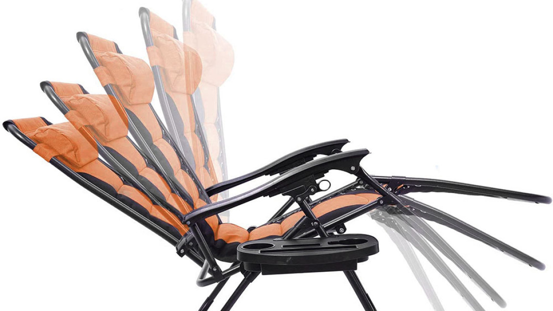 Timeless Tools Delux Zéró gravitációs szék, több színben-narancs