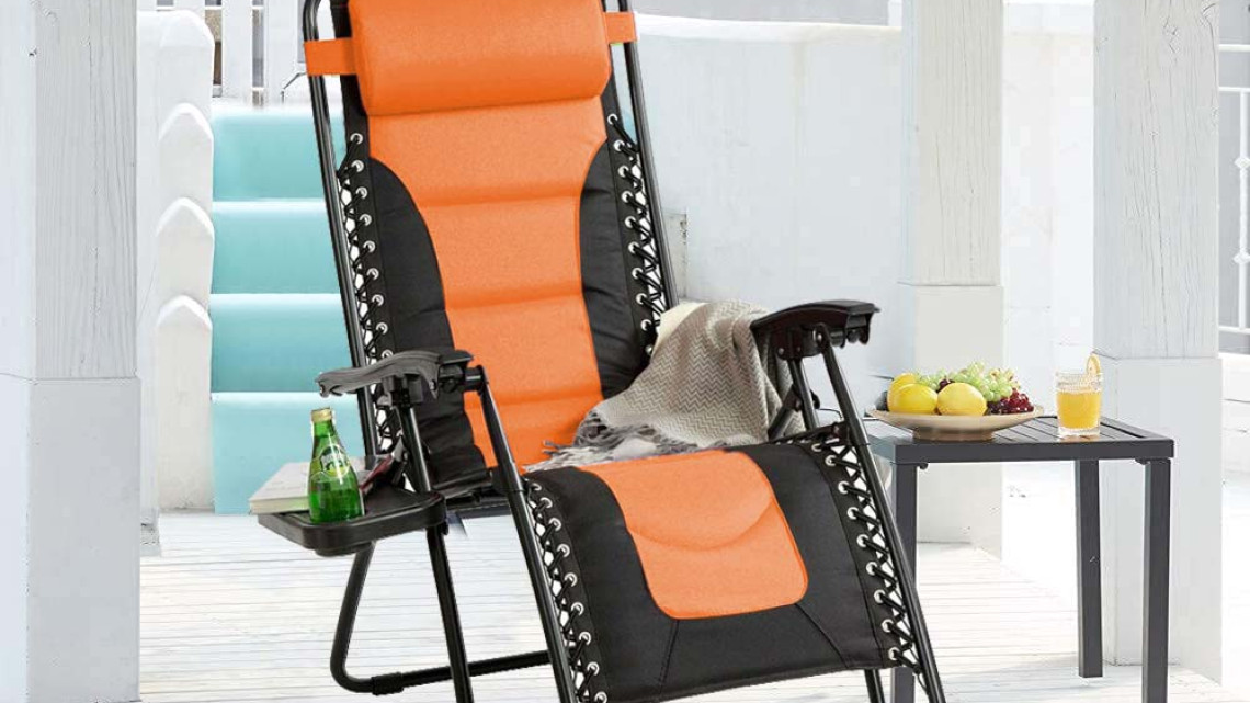 Timeless Tools Delux Zéró gravitációs szék, több színben-narancs