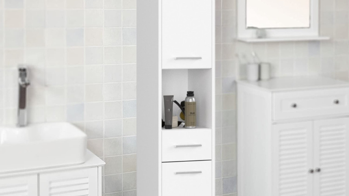 Timeless Tools 1 fiókos 2 szekrényes fürdőszobai szekrény 30*140*30 cm