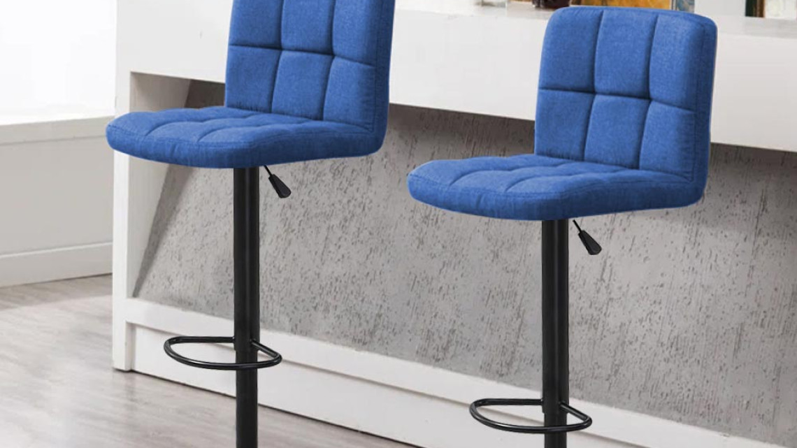 Timeless Tools Szövet borítású bárszék 2 db, több színben-kék