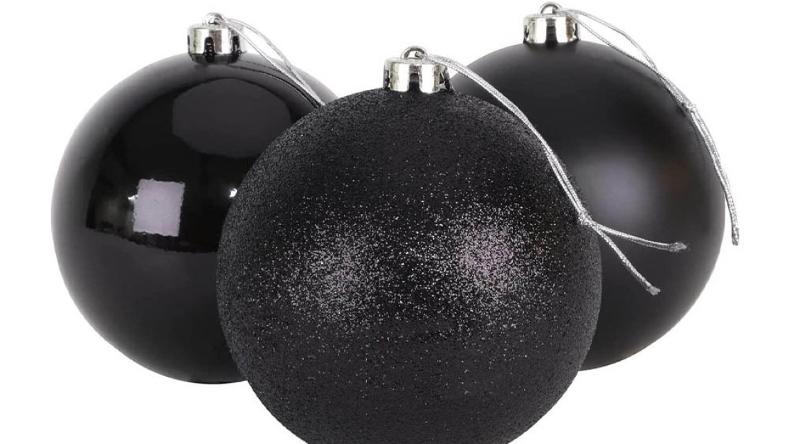 Timeless Tools 112 részes karácsonyfadísz, fekete