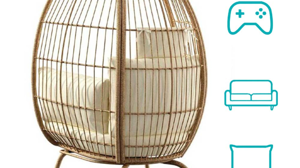 Timeless Tools Fonott fotel párnával