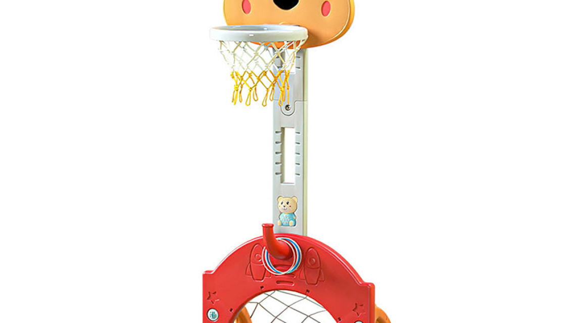 Timeless Tools 4 az 1-ben állítható magasságú gyerek játékszett,  narancs-sárga