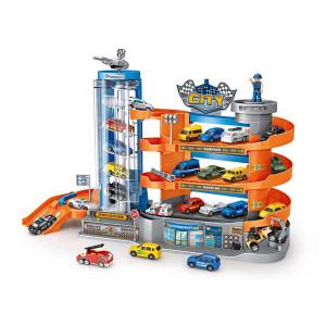 Timeless Tools 4 szintes parkolóház lifttel, 6 db járművel