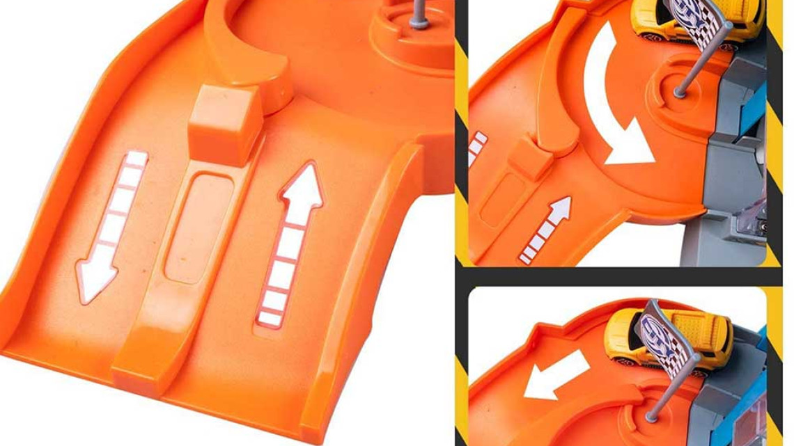 Timeless Tools 4 szintes parkolóház lifttel, 6 db járművel