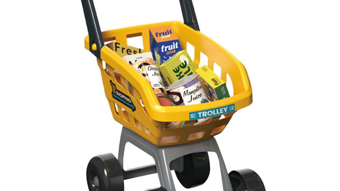 Timeless Tools Játék szupermarket sárga, 65 részes