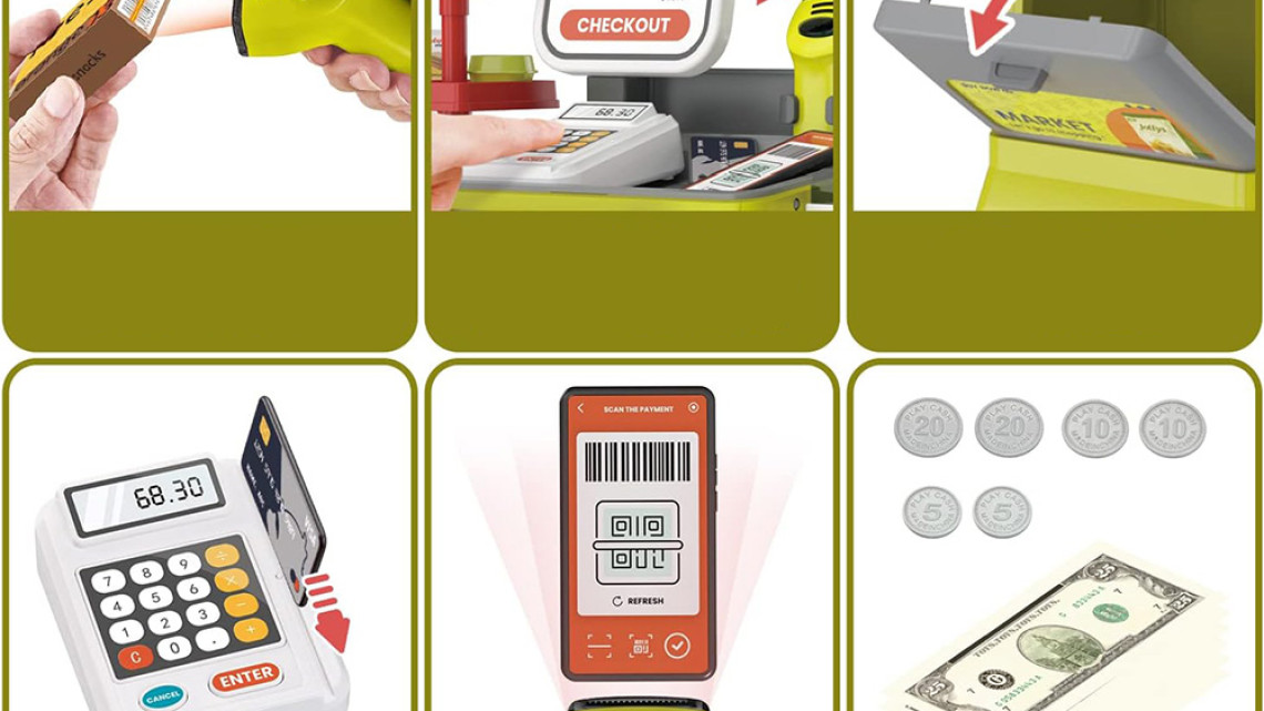 Timeless Tools Játék mobil szupermarket, 48 részes