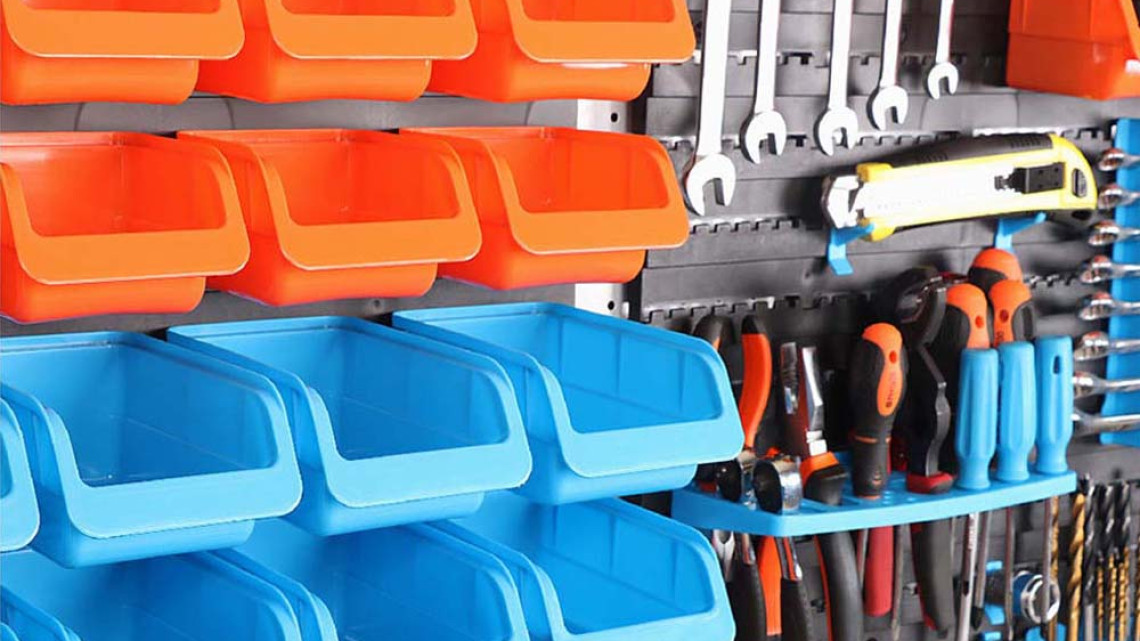 Timeless Tools Fali csavar és szerszám rendező 2 típusba-43 db-os