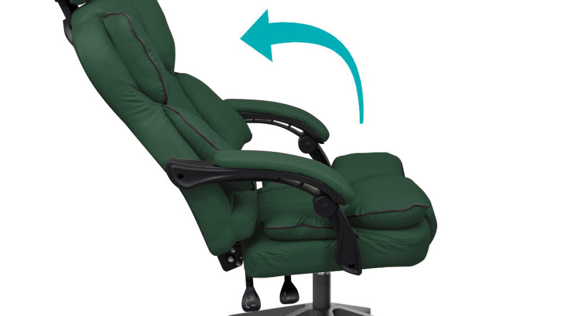 Timeless Tools Lux főnöki forgószék sötét zöld