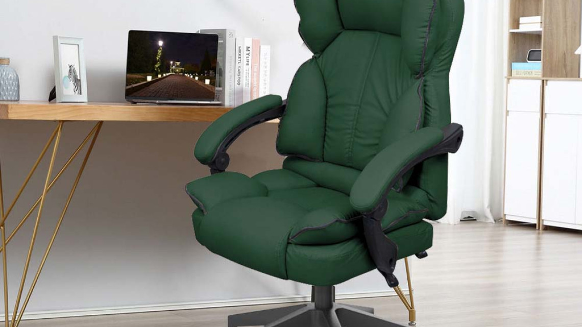 Timeless Tools Lux főnöki forgószék sötét zöld