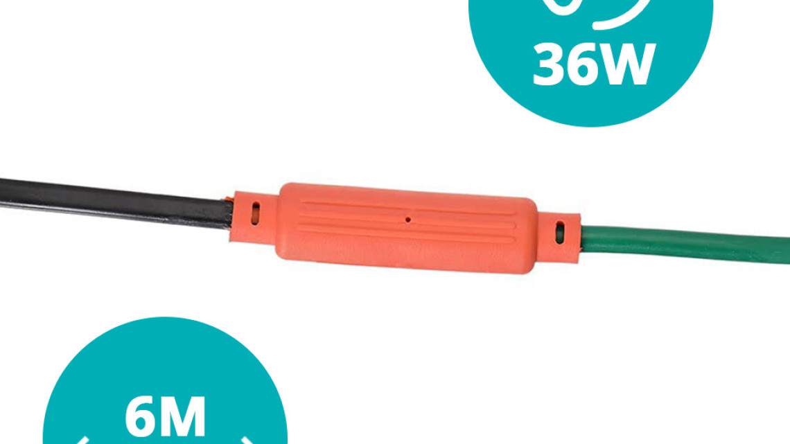 Timeless Tools Kerti fűtőkábel növényekhez 36W, 6m