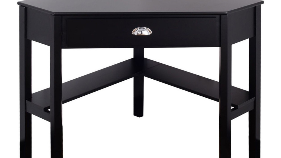 Timeless Tools Sarok íróasztal fiókkal, polcokkal