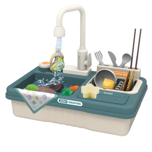 Timeless Tools Játék mosogató 23 részes, kék 