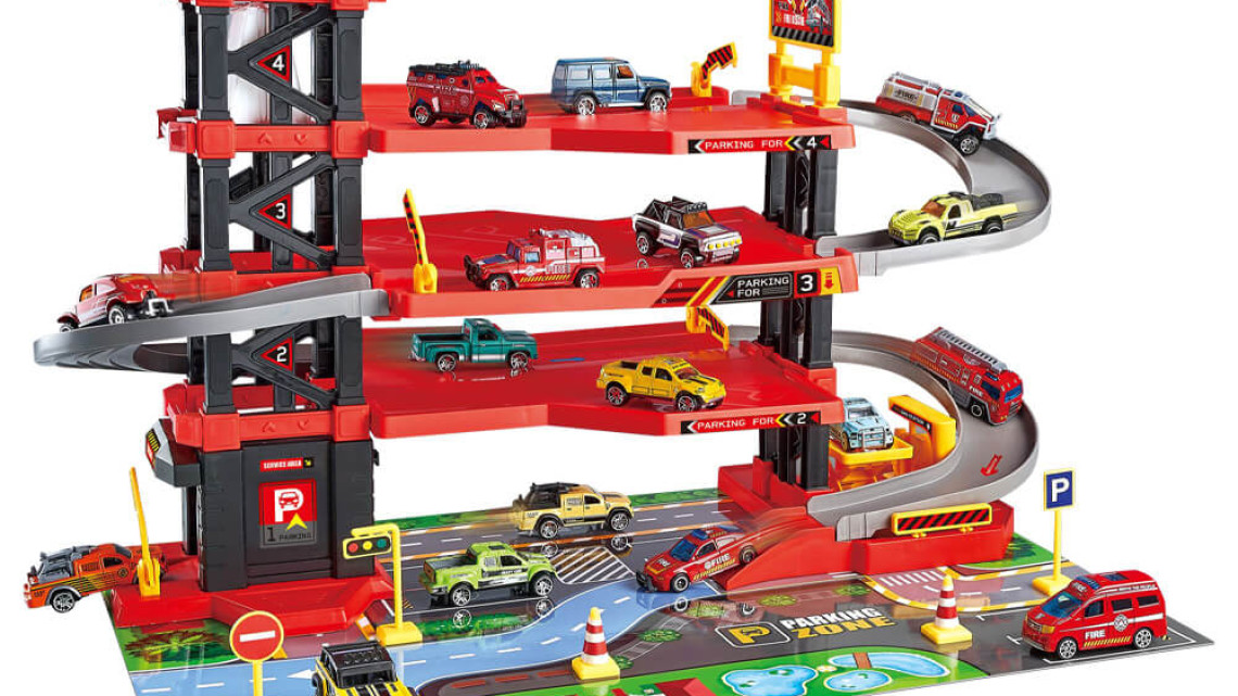 Timeless Tools Játék tűzoltó garázs