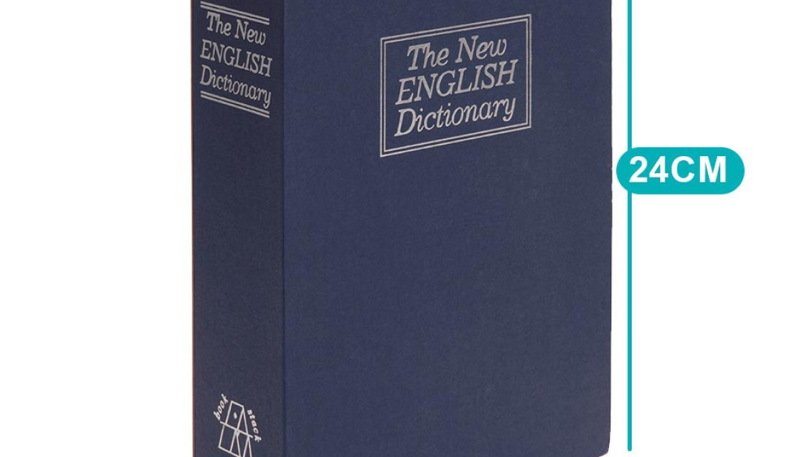 Timeless Tools Könyv alakú biztonsági doboz-kék