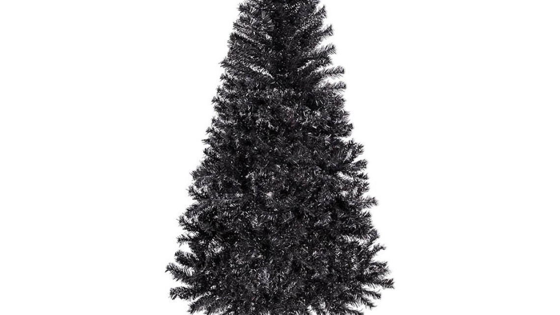 Timeless Tools Fekete műfenyő, 120cm 230ág