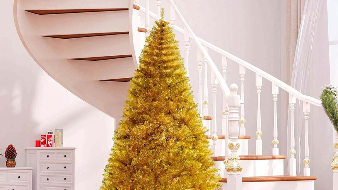 Timeless Tools Arany műfenyő, 210cm 1000ág